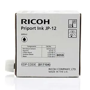 RICOH DX3240 (817104) - originální cartridge, černá, 600ml