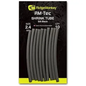 RidgeMonkey RM-Tec Shrink Tube 2,4mm Silt Black 10ks