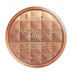 Rimmel Rozjasňující bronzující pudr Radiance Brick (Multi-Tonal Shimmer Powder) 12 g 001 Light