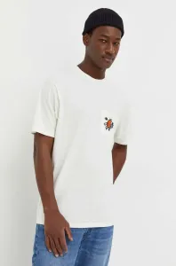 Tričko Rip Curl béžová barva, s aplikací