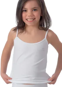 Dívčí košilka na úzká ramínka 090 Risveglia Barva/Velikost: bílá / 104