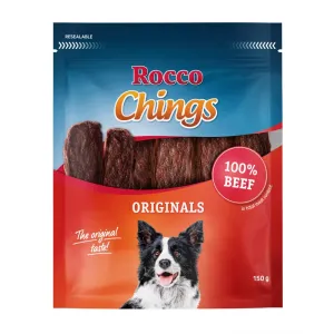 Rocco Chings sušené maso pro psy - Hovězí 150 g