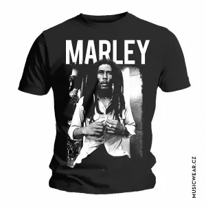 Bob Marley tričko, Black & White, pánské, velikost S
