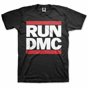 Run DMC tričko, Logo Black, pánské, velikost S