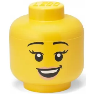 LEGO STORAGE - úložná hlava (velikost L) - šťastná dívka