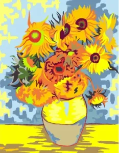 Malování podle čísel Rosa – 086 slunečnice