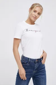Bavlněné tričko Rossignol bílá barva, RLKWY05