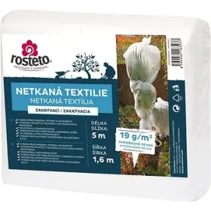 ROSTETO Textilie netkaná, 1.6 x 5m, 19g/m2, bílá