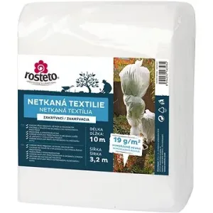 ROSTETO Textilie netkaná, 3.2 x 10m, 19g/m2, bílá