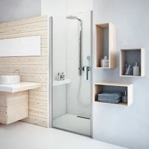Roth TCN1/1200 sprchové dveře jednokřídlé 120 x 201,2 cm 728-1200000-01-02 stříbro / transparent
