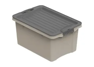 ROTHO Compact úložný box s víkem A4, 13 l cappuccino