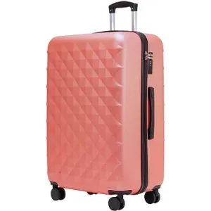 ROWEX Cestovní kufr s TSA zámkem Crystal, rosegold