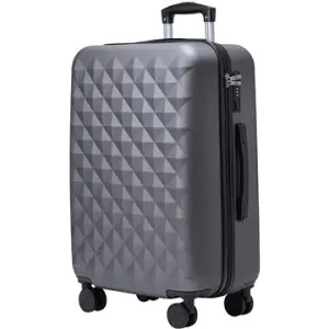 ROWEX Cestovní kufr s TSA zámkem Crystal, šedočerná