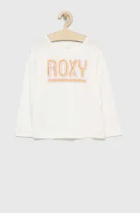 Dětská bavlněná košile s dlouhým rukávem Roxy bílá barva #3431093