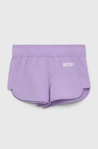 Dětské plavkové šortky Roxy fialová barva #4939608