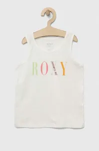 Dětský bavlněný top Roxy bílá barva #5009231