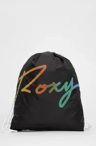 Batoh Roxy černá barva, s potiskem