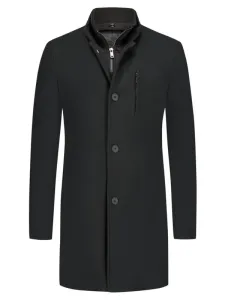 Nadměrná velikost: Roy Robson, Kabát s vyjímatelnou odepínací vestou černá