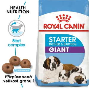 Royal Canin GIANT STARTER - granule pro březí nebo kojící feny a štěňata - 15kg