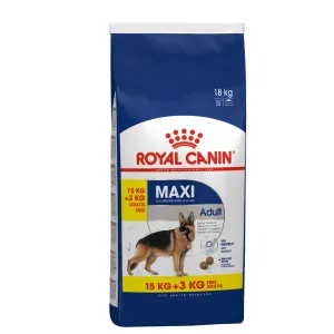 Royal Canin Size, 8 + 1 kg zdarma / 15 + 3 kg zdarma - Maxi Adult 15 kg + 3 kg zdarma!