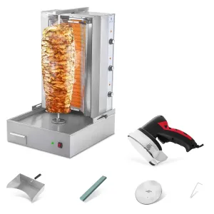 Elektrický gril na kebab sada s nožem na kebab - Elektrické grily na kebab Royal Catering