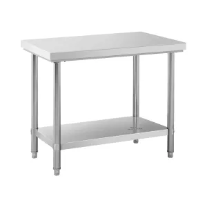 Nerezový pracovní stůl 100 x 60 cm nosnost 186 kg - Pracovní stoly Royal Catering
