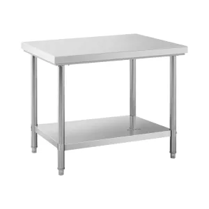 Nerezový pracovní stůl 100 x 70 cm nosnost 190 kg - Pracovní stoly Royal Catering