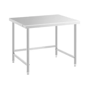 Pracovní stůl z ušlechtilé oceli 100 x 90 cm nosnost 93 kg - Pracovní stoly Royal Catering