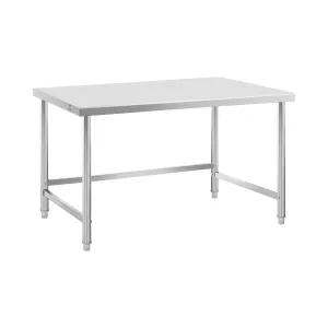 Pracovní stůl z ušlechtilé oceli 120 x 90 cm nosnost 95 kg - Pracovní stoly Royal Catering