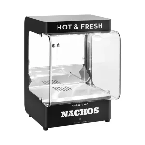 Ohřívač na nachos moderní design 99 l 50–60 °C černý - Nachos ohřívače Royal Catering