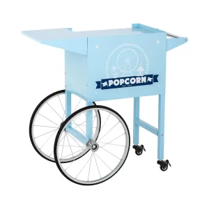 Vozík na stroj na popcorn modrý - Stroje na popcorn Royal Catering