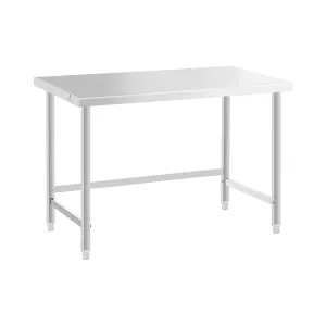 Pracovní stůl z ušlechtilé oceli 120 x 70 cm nosnost 93 kg - Pracovní stoly Royal Catering