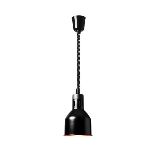 Ohřívací lampa matně černá 17 x 17 x 28.5 cm Ocel - Ohřívací lampy Royal Catering