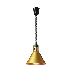 Ohřívací lampa světle zlatá 27 x 27 x 31 cm Ocel - Ohřívací lampy Royal Catering