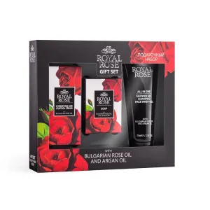Dárkový set pro muže - pleťový krém, mýdlo a sprchový gel Royal Rose