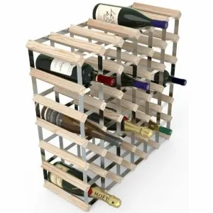 RTA stojan na 42 lahví vína, přírodní borovice - pozinkovaná ocel / rozložený