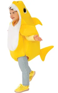 Rubies Dětský kostým pro nejmenší - Baby Shark žlutý Velikost nejmenší: 6 - 12 měsíců