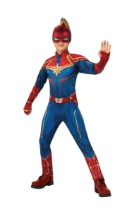 Rubies Dětský kostým - Hero Kapitán Marvel Deluxe Velikost - děti: S #511371