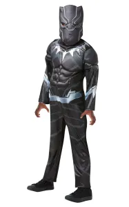 Rubies Detský kostým Black Panther Deluxe Velikost - děti: L