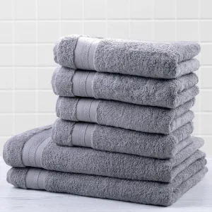 Sada froté ručníků a osušek MEXICO šedá 6 ks #5045968