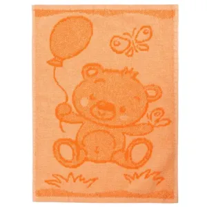 Profod Dětský ručník Bear orange 30 × 50 cm