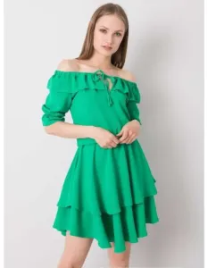 Dámské šaty Bella RUE PARIS zelené