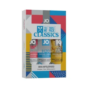 JO System Classics - sada různých lubrikantů (3ks)