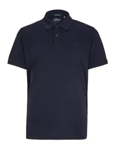 Nadměrná velikost: s. Oliver, Polo tričko z piké materiálu s výšivkou značky Námořnická Modrá #4815544
