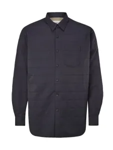 Nadměrná velikost: s. Oliver, Vatovaná svrchní košile z nylonu, extra dlouhá Námořnická Modrá #4454505