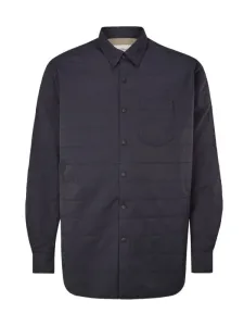 Nadměrná velikost: s. Oliver, Vatovaná svrchní košile z nylonu, extra dlouhá Námořnická Modrá #4454506