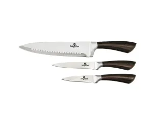 BLAUMANN - Nože sada 3ks Shiny Black, BH-2667