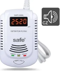 Detektor hořlavých a výbušných plynů SAFE-808L(zemní plyn)