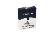 Sailor inkoustové bombičky černá 12ks