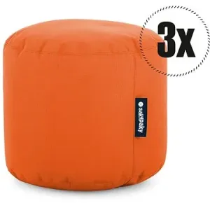 SakyPaky 3x taburet oranžový